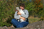 Frau mit Parson Russell Terrier / woman with PRT